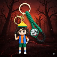 Брелок фігурка Дастін Хендерсон із серіалу Дивні дива Stranger Things Dustin на ключі рюкзак сумку пенал, іграшка 8,2 см