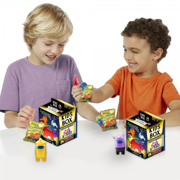 Кідс Бокс Among Us Амонг Ас Kids box мармелад з іграшкою в коробочці