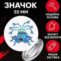 Значок Мої Співаючі Монстри май сингінг монстр My Singing Monsters на шпильці на рюкзак 55 мм 1 шт