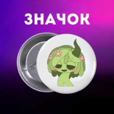 Значок Спрункі Sprunki на шпильці на рюкзак 44 мм 1 шт