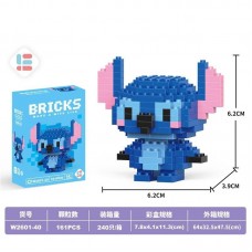 Стич конструктор Stitch Ліло та Стич Bricks 161 деталь 3D конструктор з мініблоків