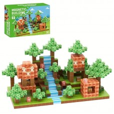Магнітний конструктор Майнкрафт Minecraft кубики на магнітах блоки 100 дет.