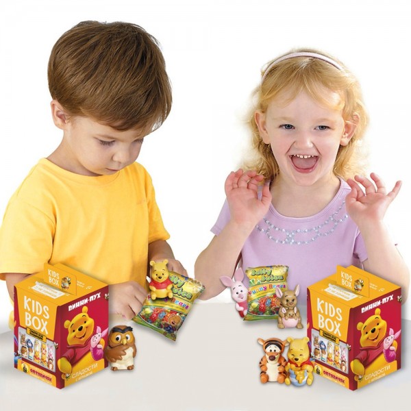 Вінні Пух Winnie the Pooh Дісней Sweetbox Світбокс мармелад з іграшкою в коробочці