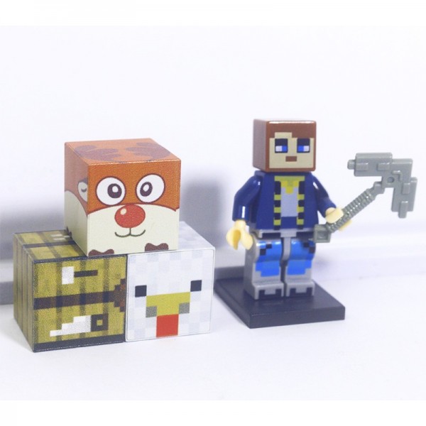 Конструктор Майнкрафт магнітний Minecraft будівельні блоки