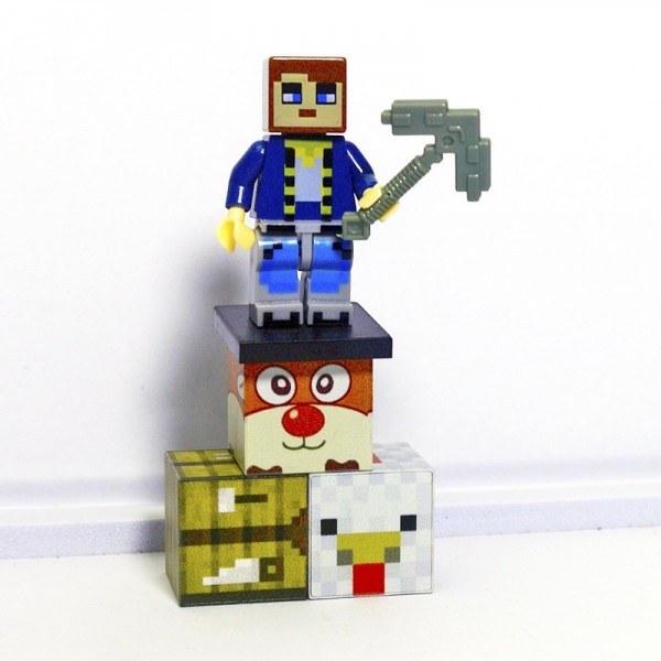 Конструктор Майнкрафт магнітний Minecraft будівельні блоки