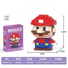 Супер Маріо конструктор Super Mario Bricks 162 деталі 3D конструктор із мініблоків