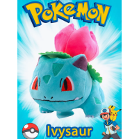 Мягкая игрушка Покемон на присоске Ивизавр Ivysaur Pokemon детская 18 см
