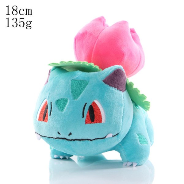 М'яка іграшка Покемон на присосці Івізавр Ivysaur Pokemon дитяча 18 см