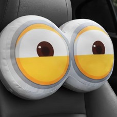 Подушка Міньйон в авто: Підголівник для шиї, декоративна подушка, Minions, подушка-підголівник.