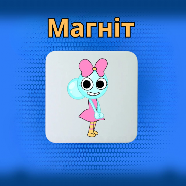 Магніт У Світі Денді Roblox Dandy's World 5*5см