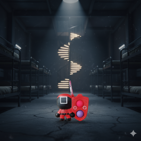 Гра в Кальмара Squid Game серіал іграшки для дітей поп іт pop it антистрес antistress