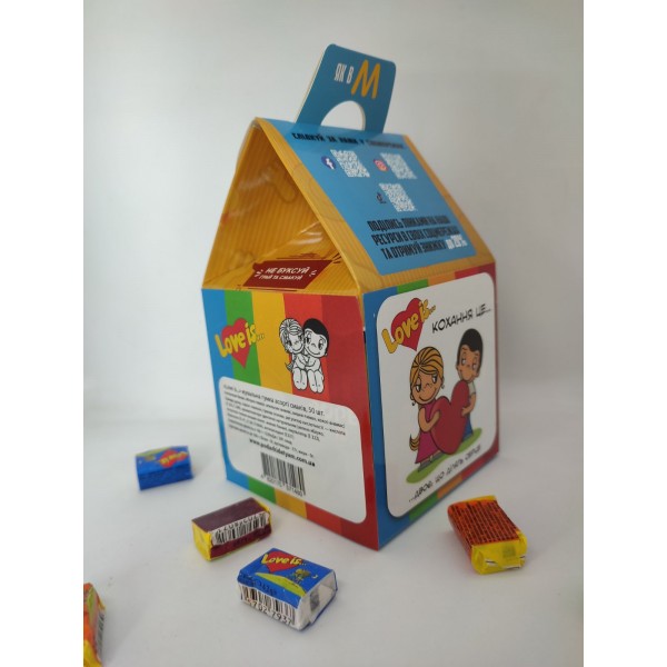 Жувальні гумки Лав із Кохання це з вкладишами про кохання мікс 50 шт