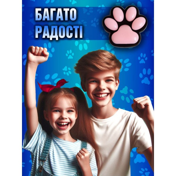 Іграшка-антистерес Squishy Сквіші Таба Лапка Котика 6 см