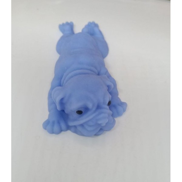 Іграшка антистрес сквіш Мопс синій іграшка тягучка антистрес собачка 14*7,5 см