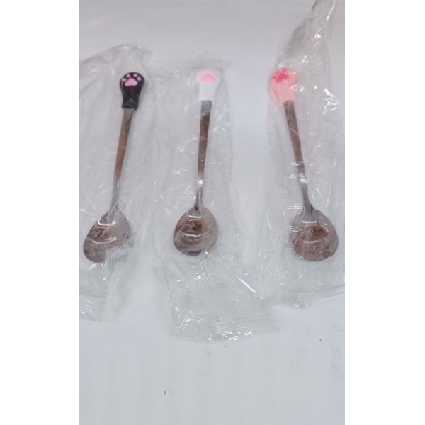 Ложки у вигляді котячої лапки 3 шт. таба дитячі столові прилади посуд з нержавіючої сталі дитячий набір