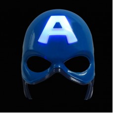 Маска Капітан Америка: Дитяча, зі світлом, Avenger, Captain America, маска супергероя