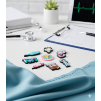 Джибитсы медицинские истории Medical доктор медсестра для мед. роботника 8 шт аксессуары крокс украшение