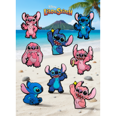 Джибітси Ліло і Стіч Lilo &amp; Stitch 8 шт аксесуари крокс прикраса