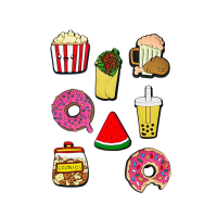 Джибитсы еда фаст-фуд food Jibbitz 8 шт аксессуары крокс украшение