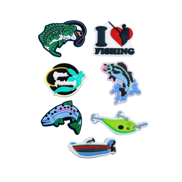 Джибітси рибалка та відпочинок рибальські снасті риба 7 шт аксесуари крокс прикраса