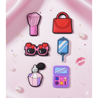Джибитсы косметика cosmetic красота мода Jibbitz 6 шт аксессуары крокс украшение