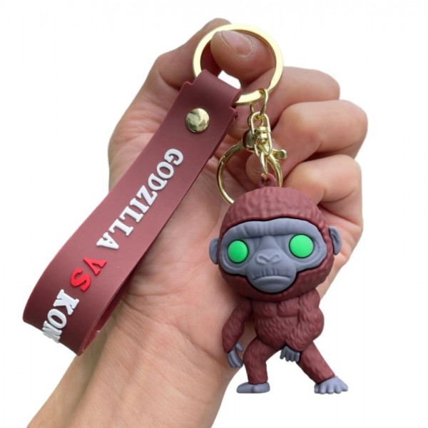 Брелок Годзилла Suco Годзилла и Конг Новая империя Godzilla x Kong фигурка игрушка для ключей, рюкзака, сумки 6,5 см