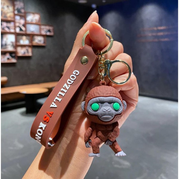 Брелок Годзилла Suco Годзилла и Конг Новая империя Godzilla x Kong фигурка игрушка для ключей, рюкзака, сумки 6,5 см