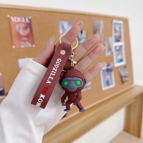 Брелок Годзилла Suco Годзилла и Конг Новая империя Godzilla x Kong фигурка игрушка для ключей, рюкзака, сумки 6,5 см