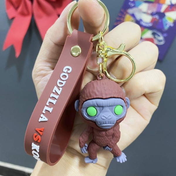 Брелок Годзилла Suco Годзилла и Конг Новая империя Godzilla x Kong фигурка игрушка для ключей, рюкзака, сумки 6,5 см