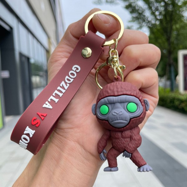 Брелок Годзилла Suco Годзилла и Конг Новая империя Godzilla x Kong фигурка игрушка для ключей, рюкзака, сумки 6,5 см