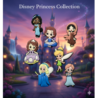 Джибітси Принцеси Дісней Disney 7 шт аксесуари крокс прикраса