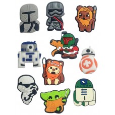 Джибітси Зоряні війни Star Wars 10 шт аксесуари крокс прикраса