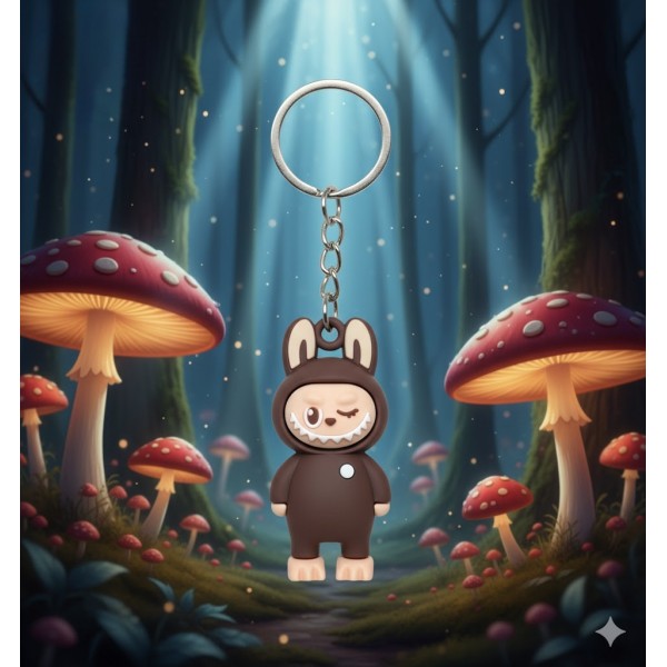 Брелок Лабубу Labubu The Monsters дитячий на рюкзак, ключі 5,5 см