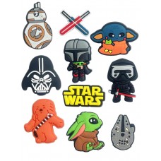 Джибітси Зоряні війни Star Wars 10 шт аксесуари крокс прикраса