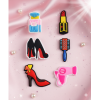 Джибітси косметика cosmetic краса мода Jibbitz 6 шт аксесуари крокс прикраса