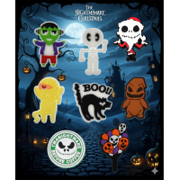 Джибітси Кошмар перед різдвом Джек Скеллінгтон The Nightmare Before Christmas Jack Skellington 8 шт аксесуари крокс прикраса