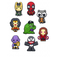 Джибітси Марвел Marvel 8 шт аксесуари крокс прикраса