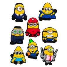 Джибітси Міньйон Гадкий Я Посіпаки Minion 8 шт аксесуари крокс прикраса