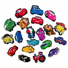 Джібітси Тачки, Cars, 3D, Блискавка МакКвін, 20 шт, крокс, взуття, прикраса, дитячі, аксесуари