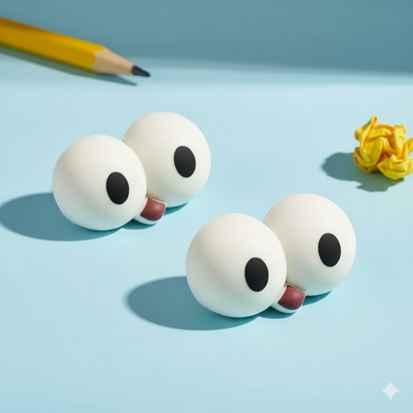 Джибітси очі милі смішні прикраси для взуття з великими очима аксесуари крокс прикраса 2 шт