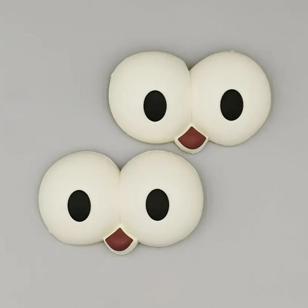 Джибітси очі милі смішні прикраси для взуття з великими очима аксесуари крокс прикраса 2 шт