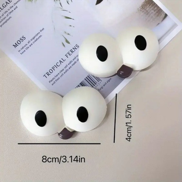 Джибітси очі милі смішні прикраси для взуття з великими очима аксесуари крокс прикраса 2 шт