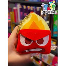 Думками навиворіт брелок плюшевий Inside Out Anger Гнів інсайд брелок на ключі, на сумку 10см
