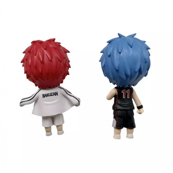 Набір фігурок Чібі Баскетбол фігурки аніме Kuroko no Basuke Куроко, Кагамі, Аоміне, Акаші, Кісі, Мурасакібара дитячі іграшки 6 шт./компл. 10 см
