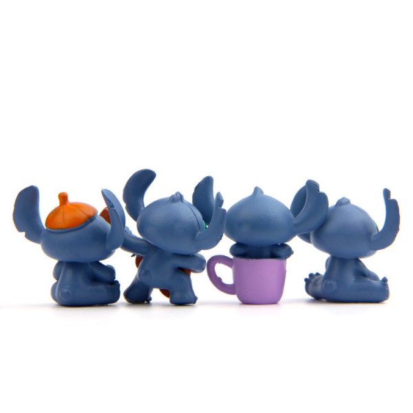 Фигурки Лило и Стич Lilo & Stitch детские игрушки набор 4 шт 3-3,5 см