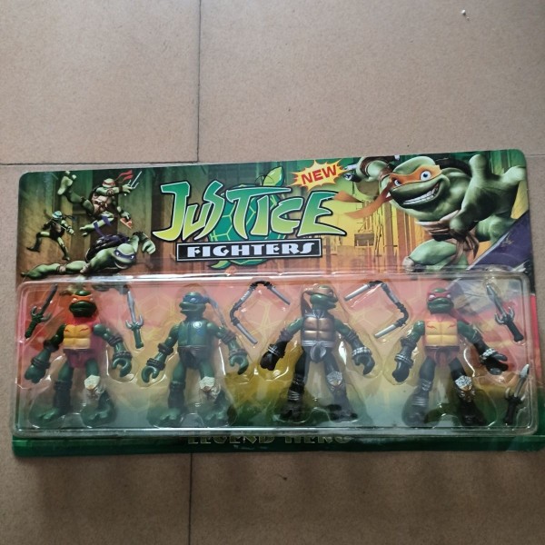 Набір фігурок Черепашки Ніндзя TMNT Teenage Mutant Ninja Turtle фігурки героїв 4 шт.