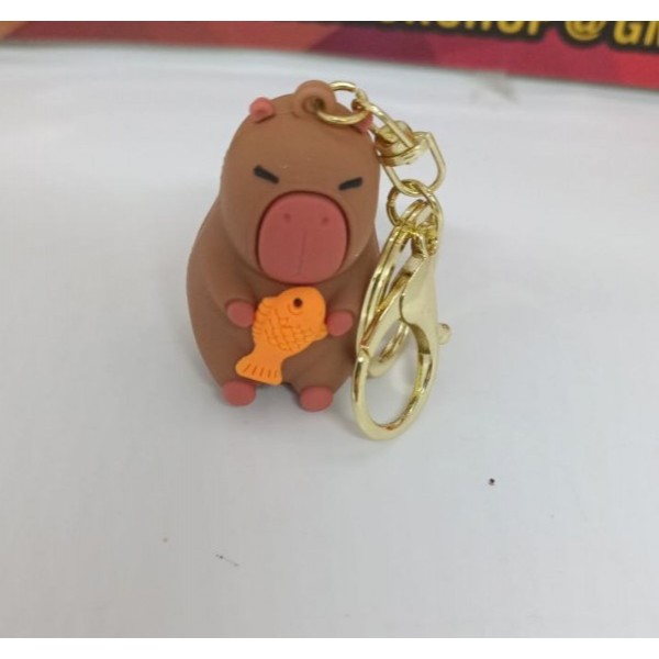 Брелок Капибара capybara фигурка игрушка для ключей, рюкзака, сумки 5 см