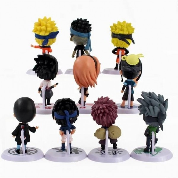 Фігурки Наруто Naruto набір аніме іграшки 10 шт 6 см