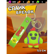 Бравл Старс брелок Spike Спайк Brawl Stars для ключів аксесуар креативний 5,5 см