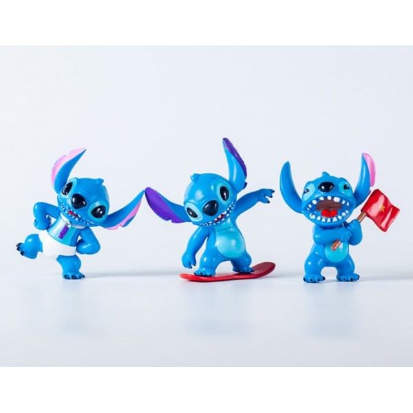 Набір фігурок Ліло та Стіч Lilo and Stitch міні фігурки дитячий ігровий набір 6 шт. 5-7,5 см